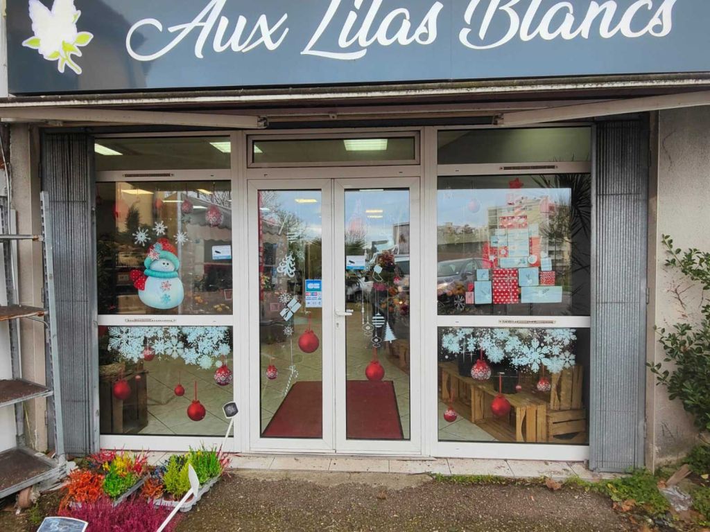 Devanture Lilas Blancs